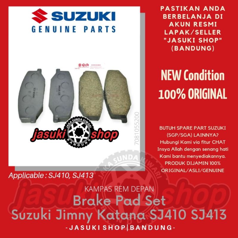 Jual Brake Shoe Pad Kampas Kanvas Rem Depan Belakang Suzuki
