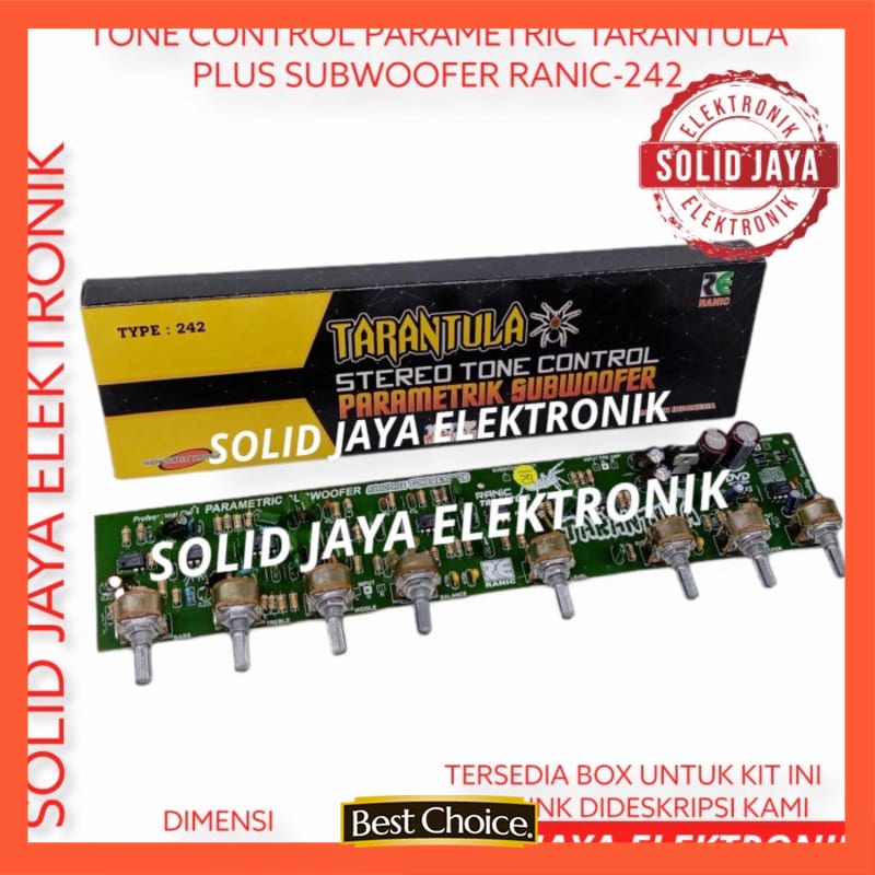 Jual KIT TONE CONTROL PARAMETRIC SUBWOOFER TARANTULA PARAMETRIK RANIC ...