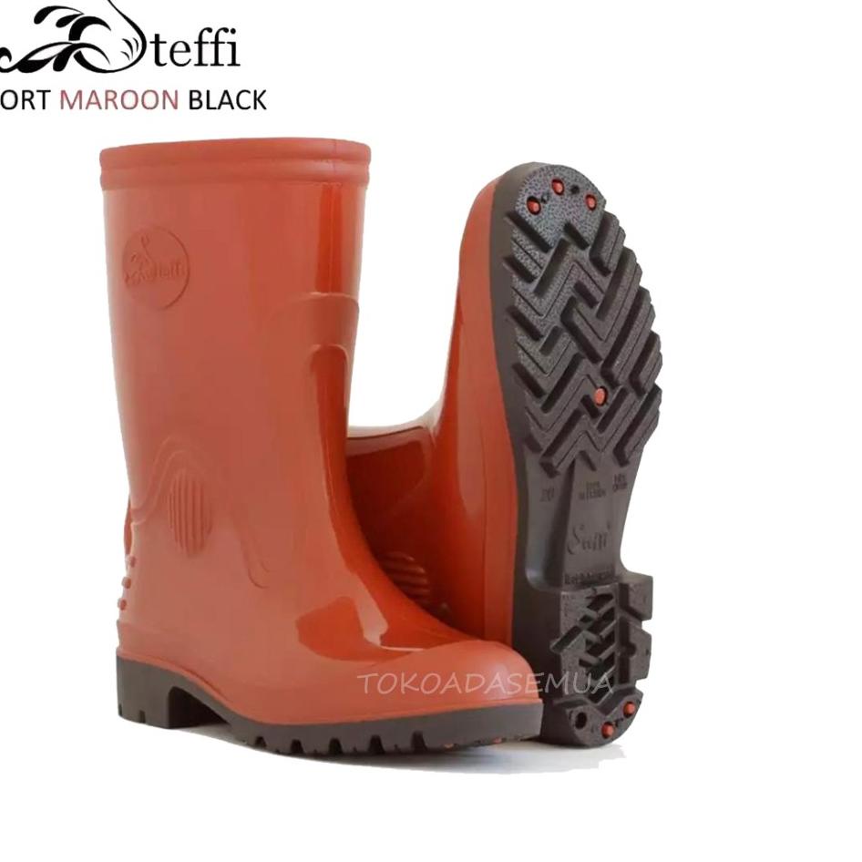 Jual SEPATU PRIA BOOTS PENDEK BERKEBUN STEFFY UKURAN 39-42 / SEPATU ...