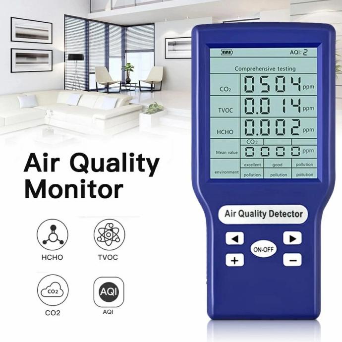 SFD-02 Luftqualitätsmonitor - Formaldehyd & TVOC Detektor Mit Touchscreen