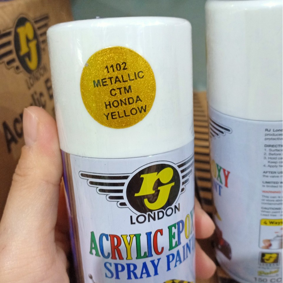 Jual Pilox Pilok Cat Semprot RJ London Erje 150 cc - CTM Honda Yellow ...