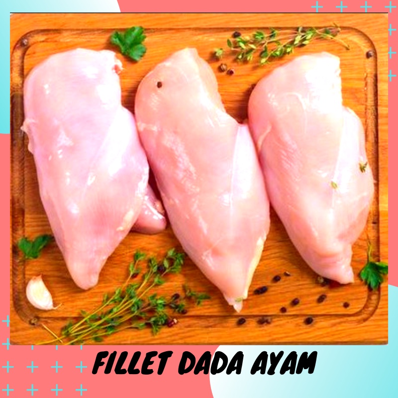 Jual Daging Dada Ayam Filet Fillet 1kg Boneless Potong Karkas Boriler