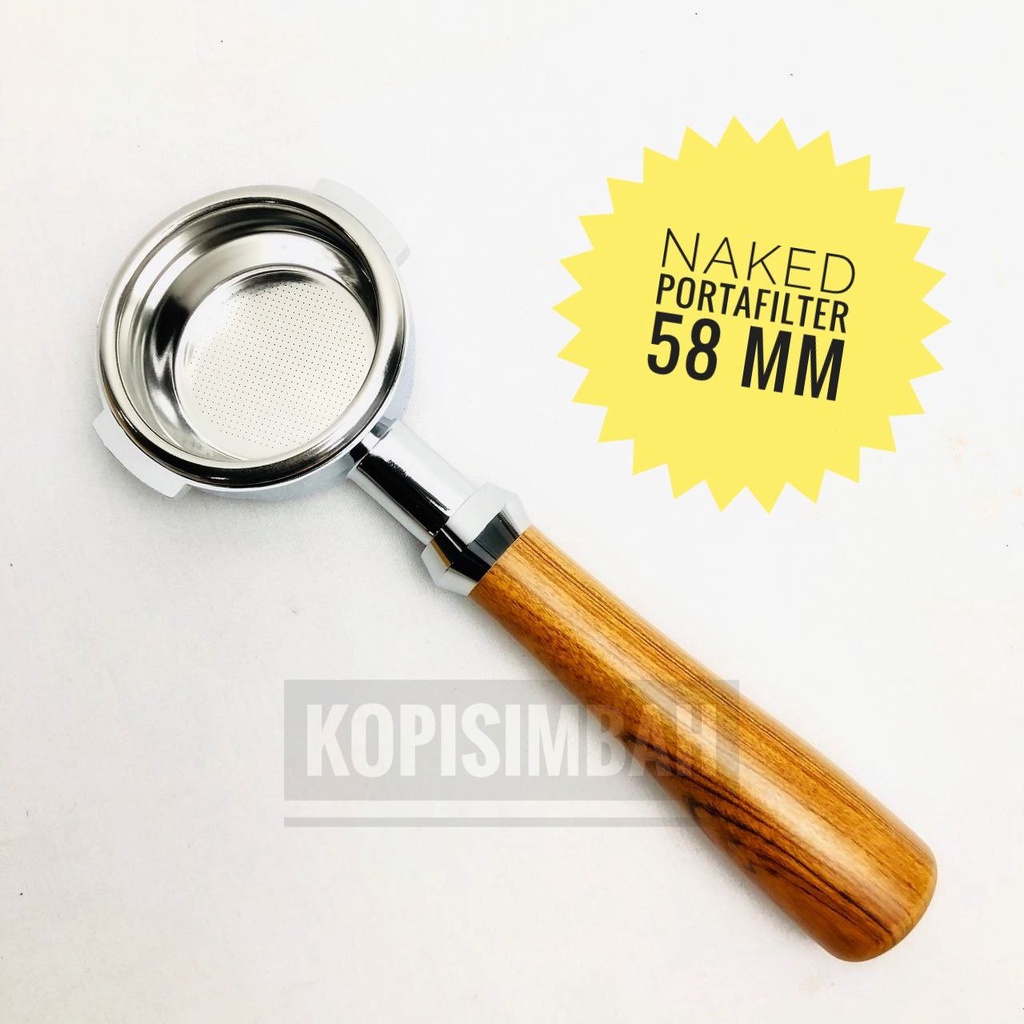 Jual Naked Porta Filter Mesin Kopi Espresso Mm Unpressurized Sparepart Portafilter Shopee