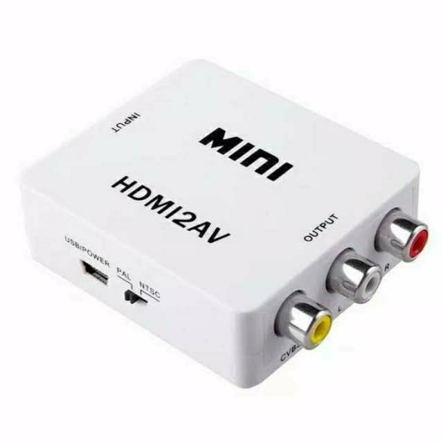 Jual Converter Hdmi To Av Rca Original Full Hd P Konektor Hdmi To