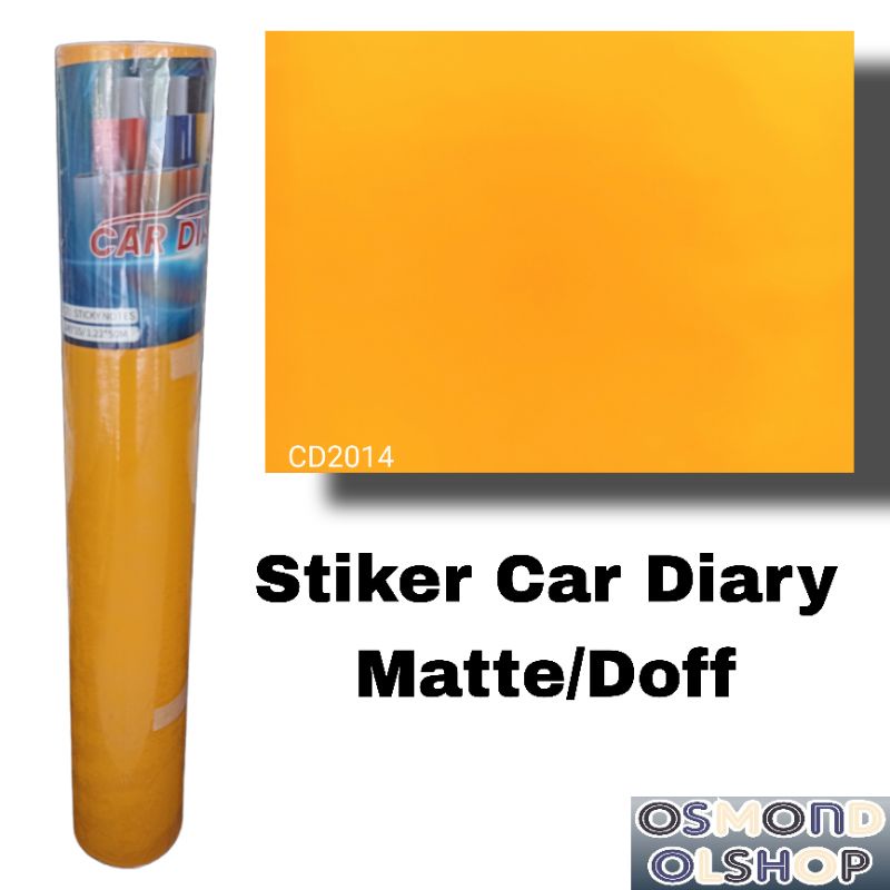 Jual Sticker Derek Car Diary Matte/Doff (Meteran) | Shopee Indonesia