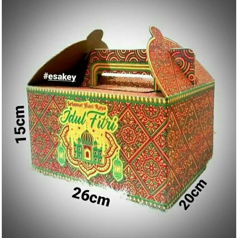 Jual Box Hampers Lebaran Tebal Dan Mewah Box Hampers Idul Fitri Tebal Kuat Kokoh Shopee 2772