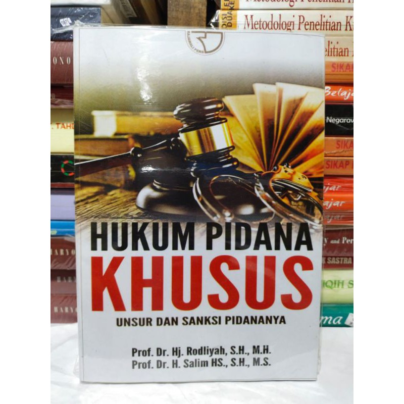 Jual Buku Hukum Pidana Khusus Unsur Dan Sanksi Pidananya | Shopee Indonesia