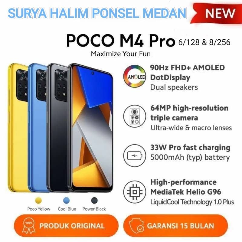 Jual XIAOMI POCO M4 PRO 6/128 GB GARANSI RESMI | Shopee Indonesia