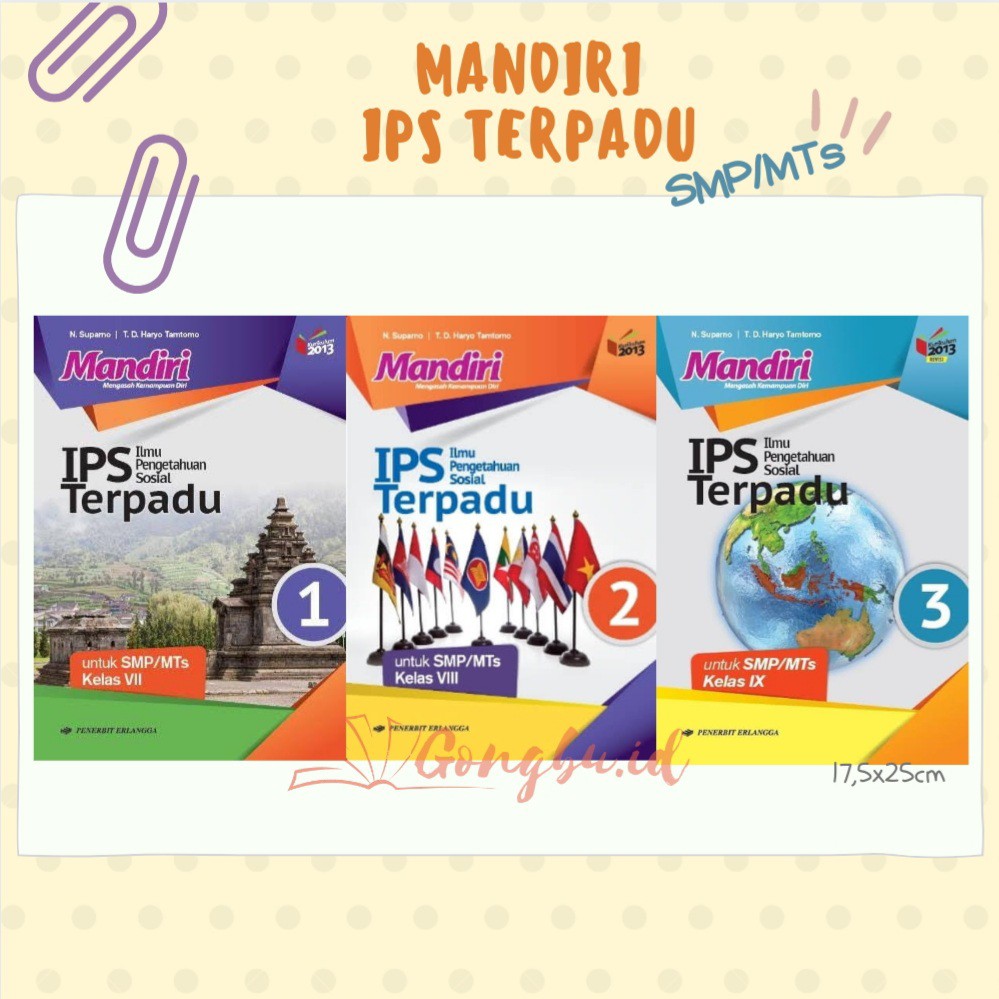 Jual Buku Mandiri Ips Terpadu Smp Kelas 7 8 9 Kurikulum 2013 Revisi