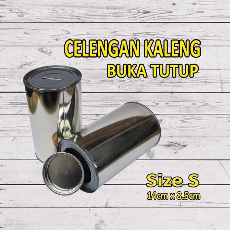 Jual CELENGAN KALENG BUKA TUTUP / KALENG CELENGAN / CELENGAN TARGET ...