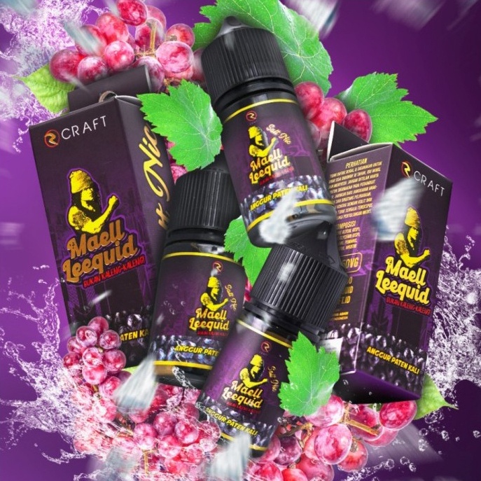 Jual Maell Leequid Anggur Paten Kali Saltnic 30ML by Rcraft x Mael ...
