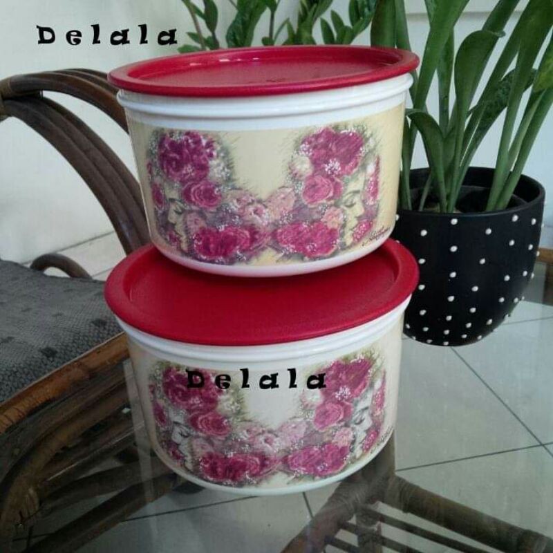 Jual Tupperware Canister Flower Klasik | Shopee Indonesia