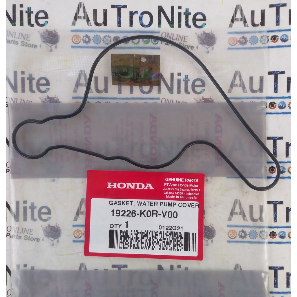 Jual Gasket Water Pump Cover Radiator 19226-K0R-V00 Original Honda Air ...