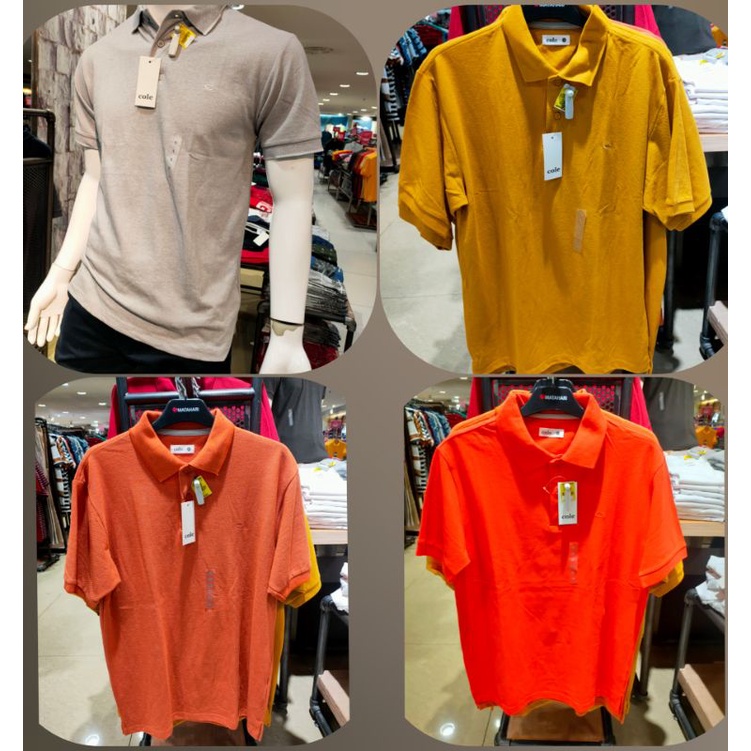 Jual kaos polo shirt pria merk cole,barang original matahari dept.store Shopee Indonesia