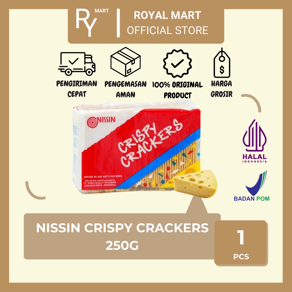 Jual Nissin Crispy Crackers 250g X 1 Shopee Indonesia