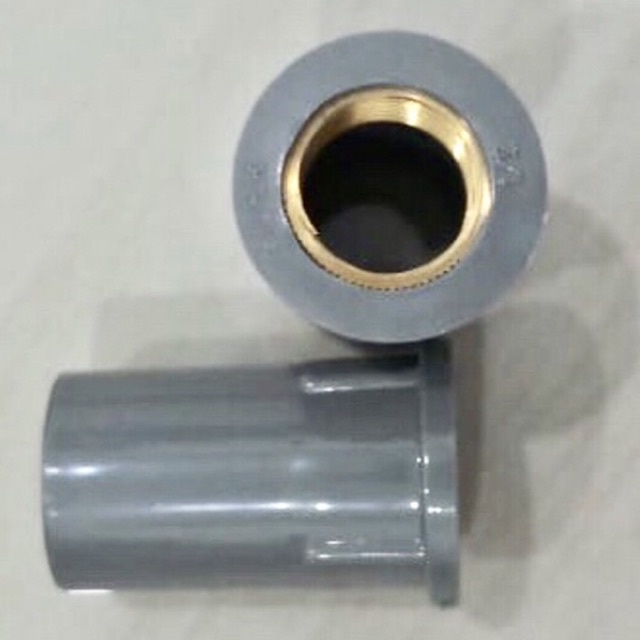 Jual 3/4” Soket pvc drat kuningan 3/4” inci f socket plastik drat dalam ...