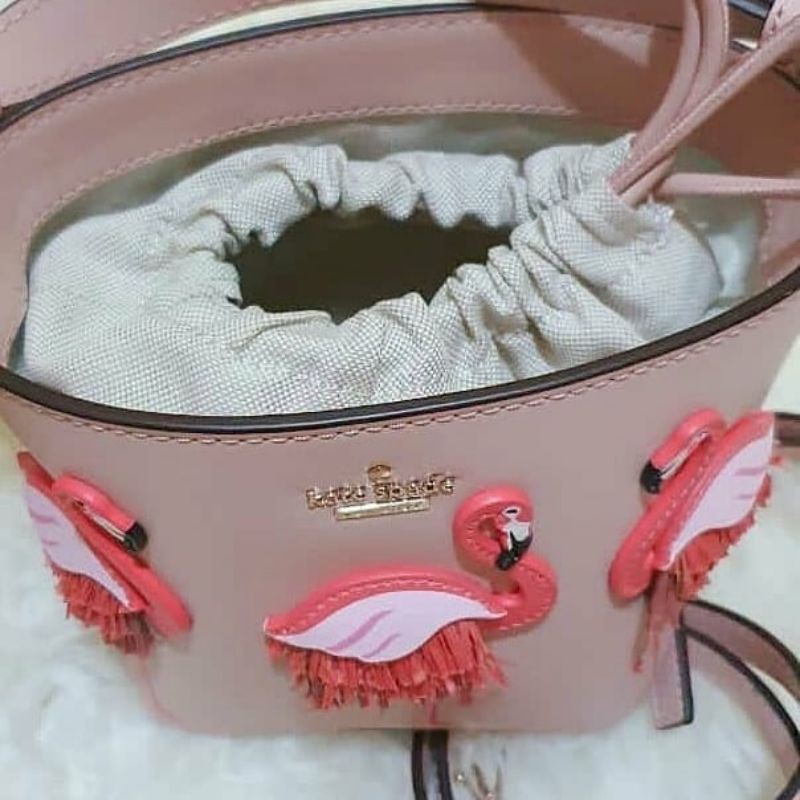 Kate spade bucket hot sale bag flamingo