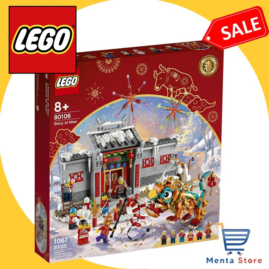 Jual LEGO 80106 Story of Nian Chinese New Year Lunar CNY Traditional ...