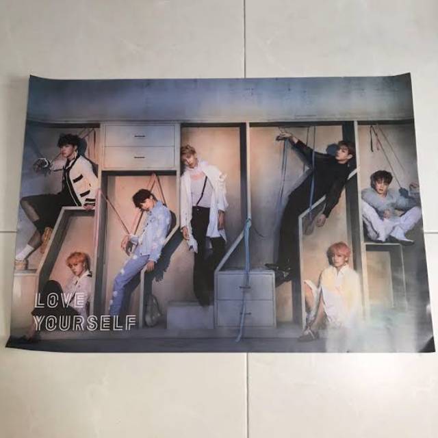Jual BTS Love Yourself Answer E version Poster OFFICIAL TUBE | Shopee ...