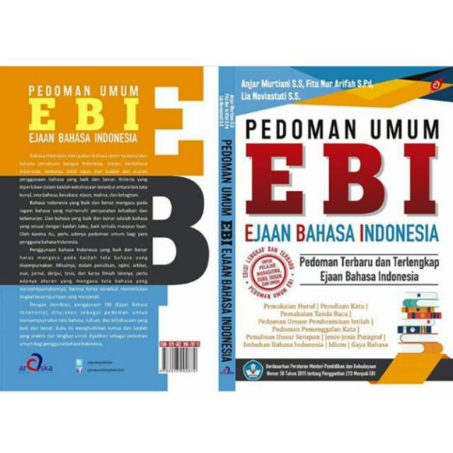 Jual Buku Pedoman Umum Ebi Ejaan Bahasa Indonesia Buku Eyd Ebi Shopee Indonesia