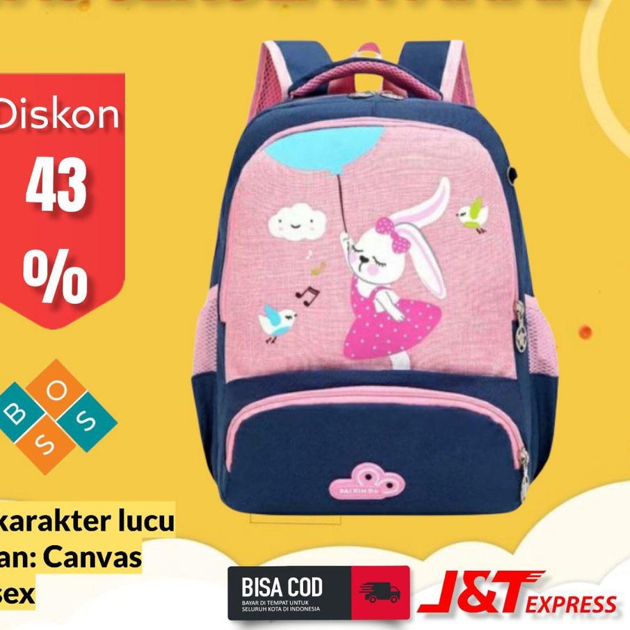 Jual [Kualitas Top] COD Tas sekolah tas karakter anak perempuan tas ransel anak  perempuan tas sekolah ana | Shopee Indonesia