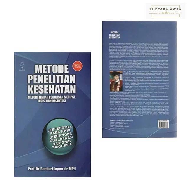 Jual METODE PENELITIAN KESEHATAN: METODE ILMIAH PENULISAN,Buchari Lapau ...