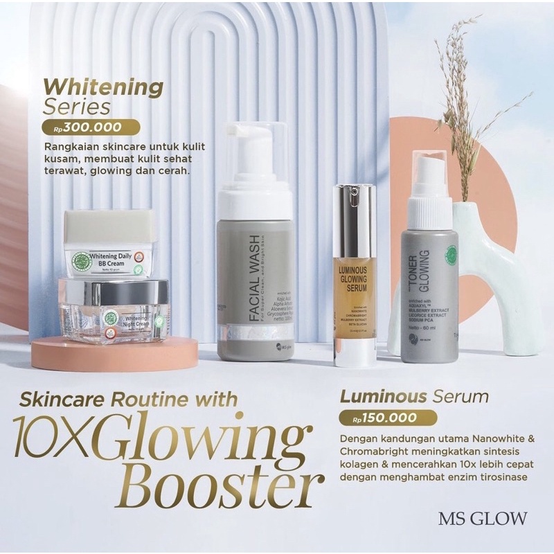 Jual Ms glow !!! Mulai kulitglowung mu dengan skincare rutin ala ms