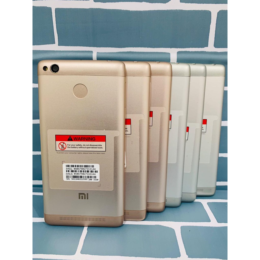 Jual Xiaomi Redmi 3 Ram 2/16GB dan 3/32GB Second Original Mulus ...