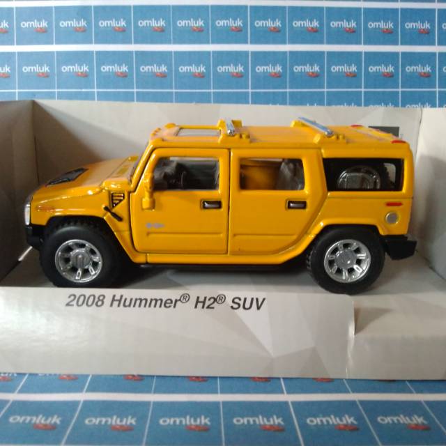 Jual Kinsmart Hummer H2 SUV 2008 (Kuning) | Shopee Indonesia