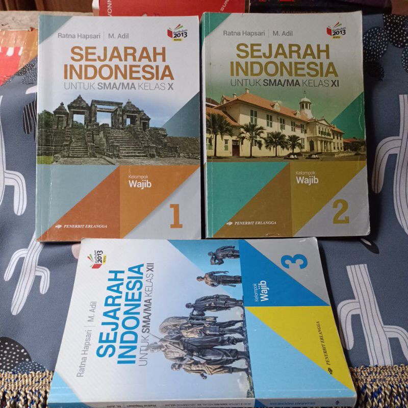 Jual SEJARAH INDONESIA KELAS 1 2 3 X XI XII KELOMPOK WAJIB KURIKULUM ...