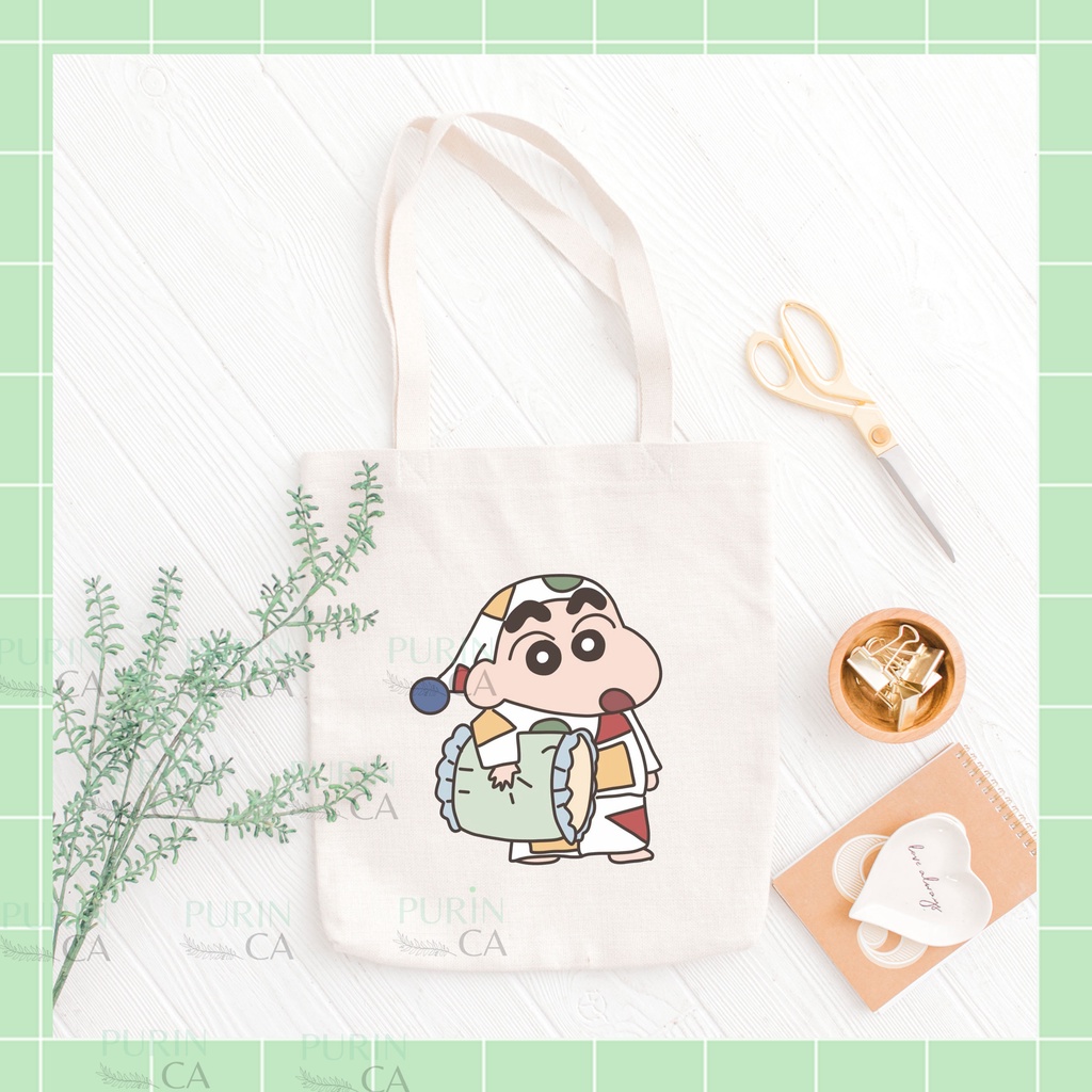 Jual Tote bag Kanvas Gambar Cartoon Crayon Shinchan Cute | Shopee Indonesia