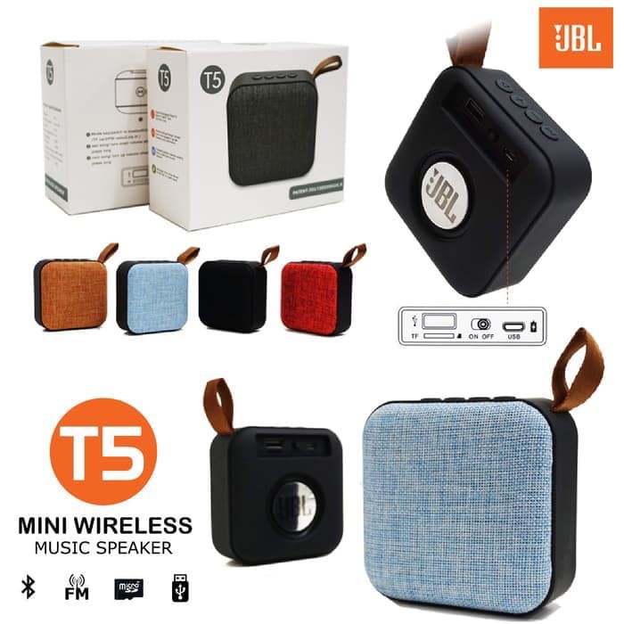 Jual SPEAKER BLUETOOTH T5 & G2 MINI SPEAKER PORTABLE SUPER BASS ...