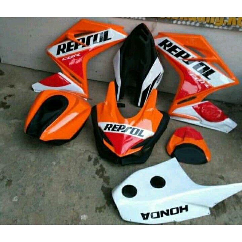 Jual full set modif cbr facelift body costum model cbr250rr | Shopee ...