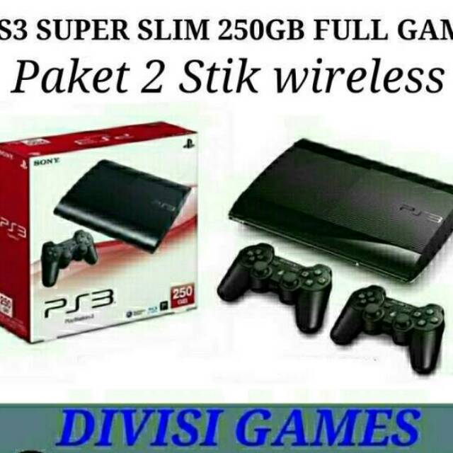 Jual Mesin Ps3 super slim 250 gb OFW Full Game | Shopee Indonesia