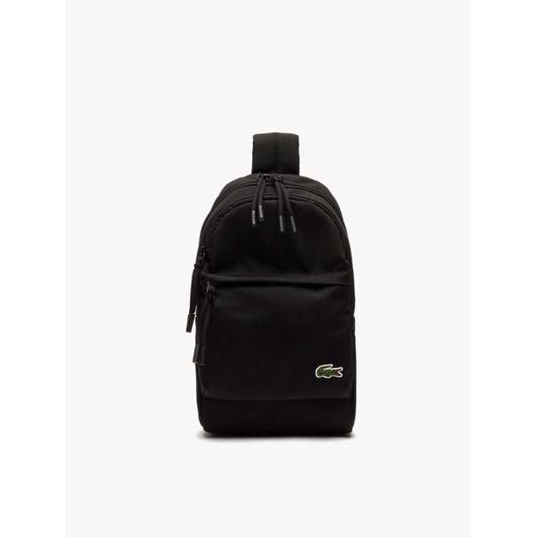 Lacoste Neocroc Rectangular Heathered Canvas Backpack 