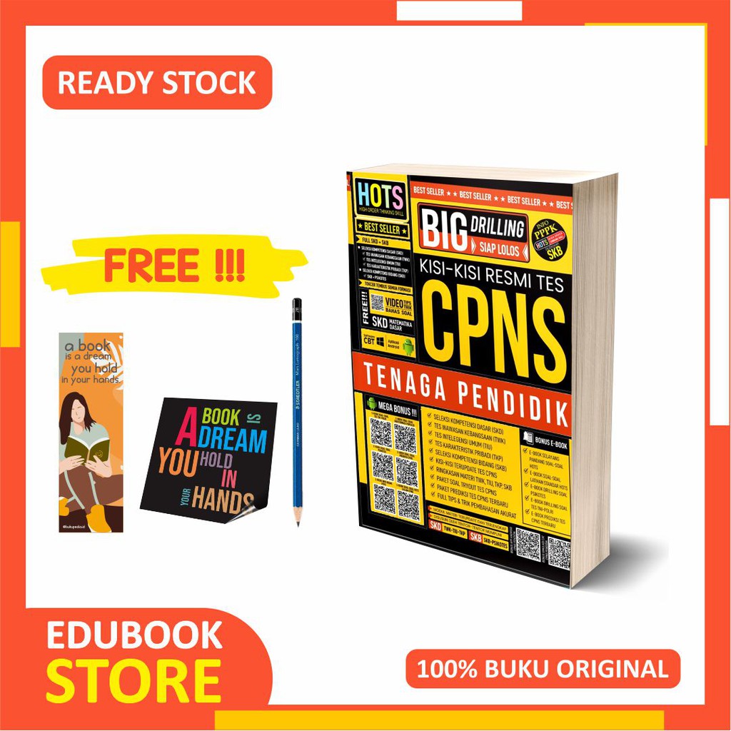 Jual BUKU TES CPNS TENAGA PENDIDIK KISI-KISI RESMI BIG DRILLING SIAP ...