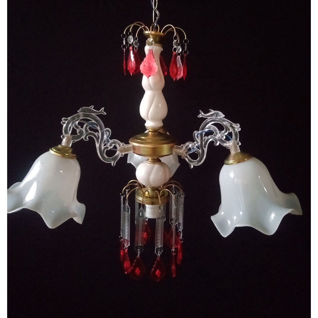 Jual Lampu Tulip Cabang 3 / Lampu dekorasi / Lampu hias cabang / Lampu