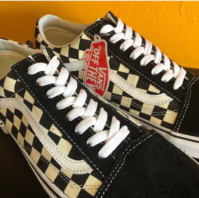 Jual Vans Old Skool Gum Block Checkerboard Shopee Indonesia
