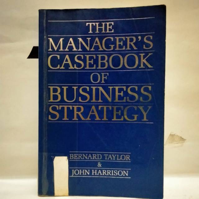 Jual Buku Manager Casebook Of Business Strategi By Bernard Taylor ...