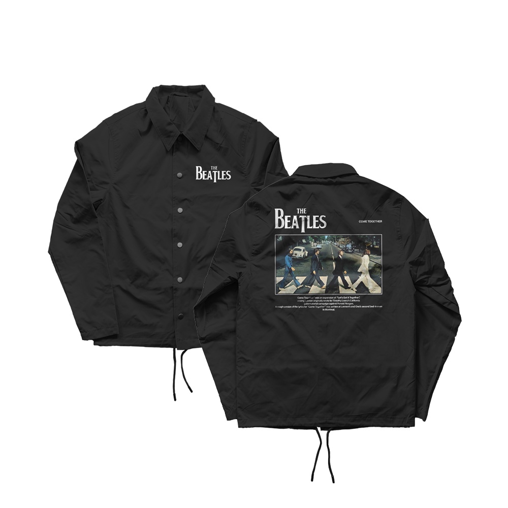 COACH JACKET COACH JAKET PRIA WANITA BAND THE BEATLES