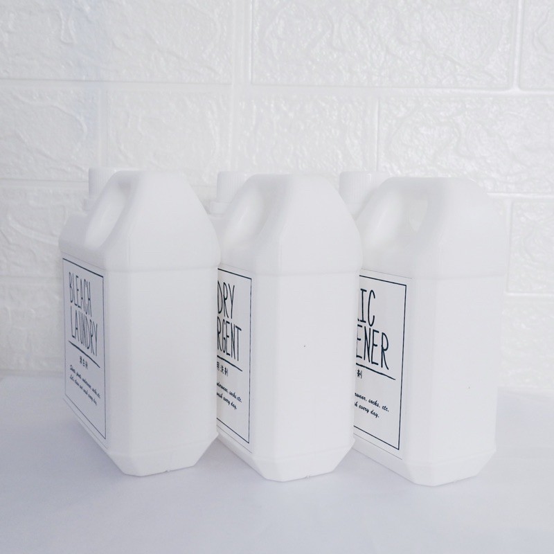 Jual KOTAK 1 - BOTOL REFILL DETERGENT SOFTENER BLEACH LAUNDRY ROOM FREE ...
