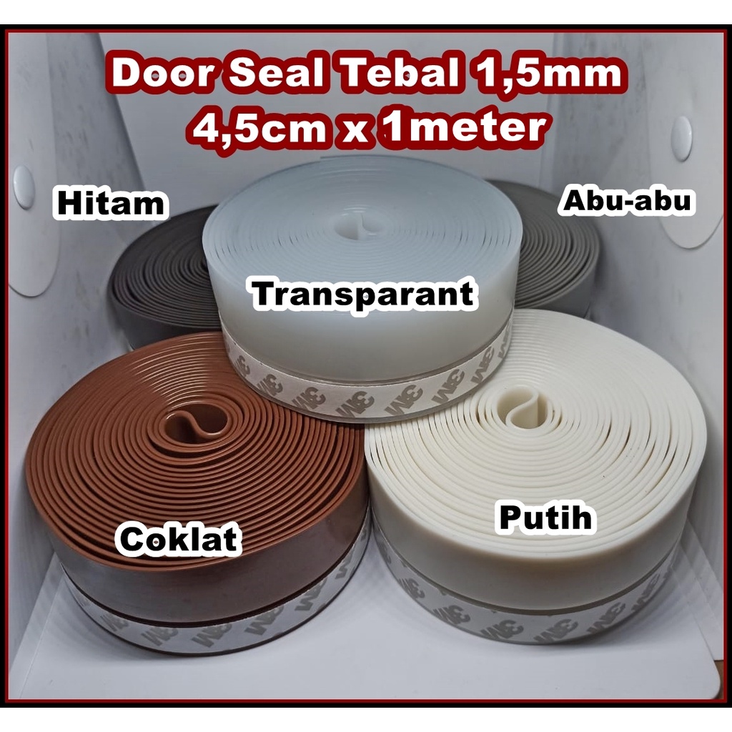 Jual 4,5CM DOOR SEAL/PENUTUP CELAH PINTU/PENUTUP BAWAH PINTU/SEAL PINTU