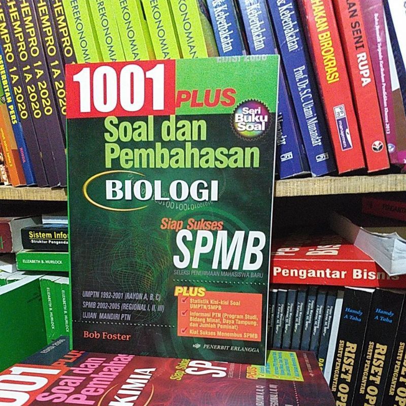 Jual Buku 1001 Plus Soal Dan Pembahasan Biologi Seri Buku Soal Siap ...