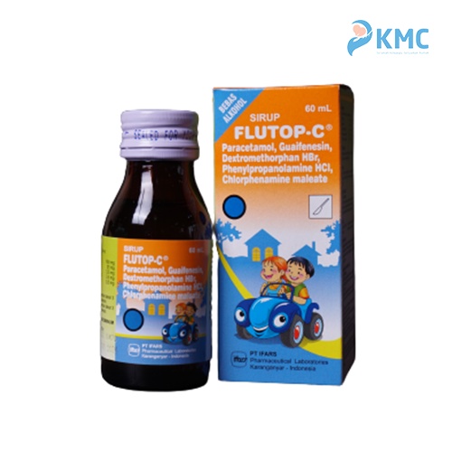 Jual Flutop C Syrup 60ml Obat Demam Batuk Flu Anak | Shopee Indonesia