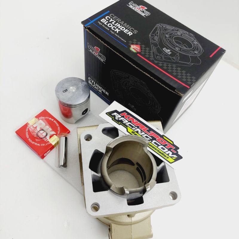 Jual CYLINDER BLOCK CERAMIC MOTO1 59MM GOLD NINJA R RR | Shopee Indonesia