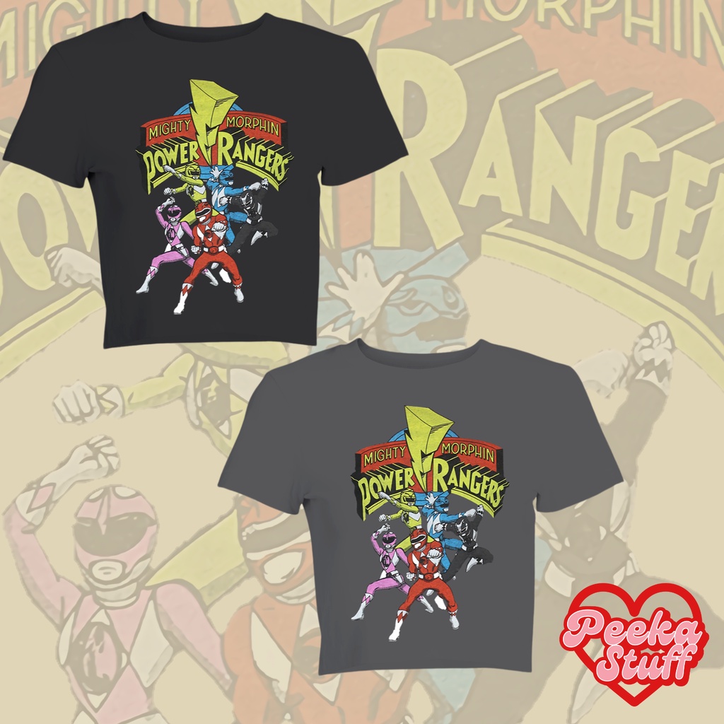 Jual BISA COD - POWER RANGER CROP TOP - BABY TEE- Y2K STYLE - AESTHETIC ...