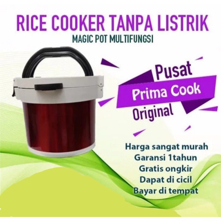 Jual Rice Cooker Tanpa Listrik Prima Cook Original | Shopee Indonesia