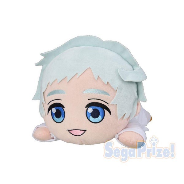 The Promised Neverland Mega Jumbo Nesoberi - Muñeca de peluche suave Emma de 40 cm