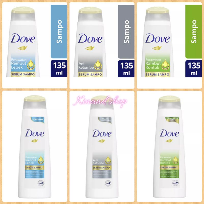 Jual Dove shampoo 135ml (kemasan baru) Shopee Indonesia