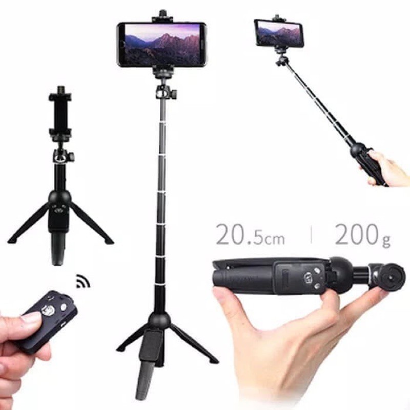 Jual Tongsis Tripod Yunteng YT9928 Bluetooth Selfie Monopod Holder